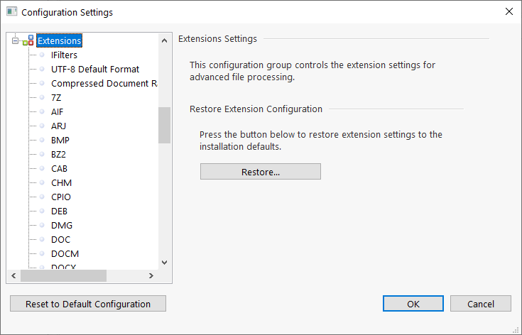 ExtensionsConfig