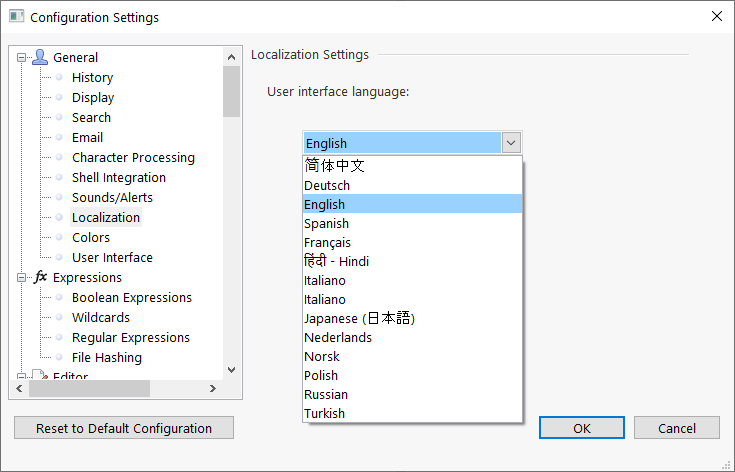 LocalizationConfig