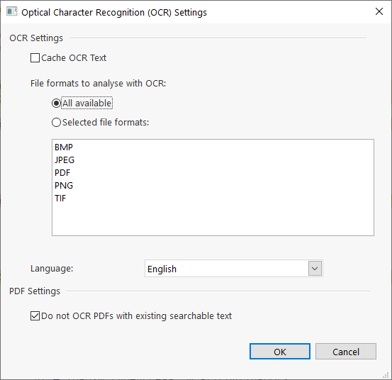 OCRSettings