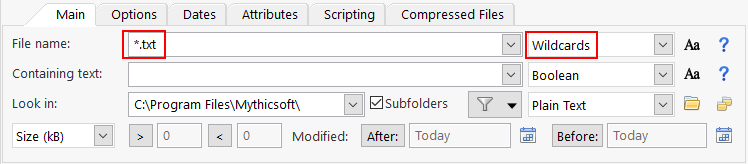 SimpleSearchTXT