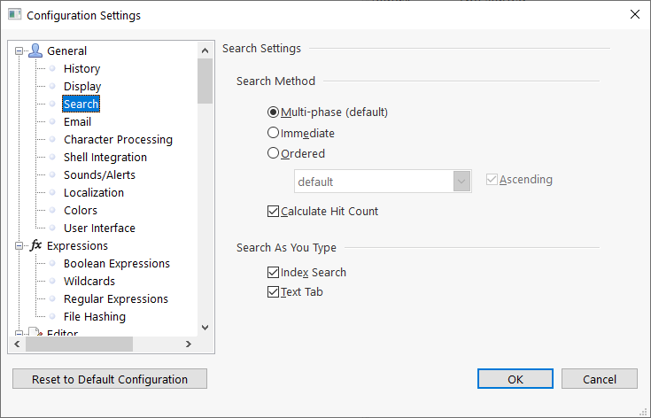 SearchSettings